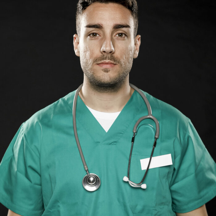 front-view-male-doctor